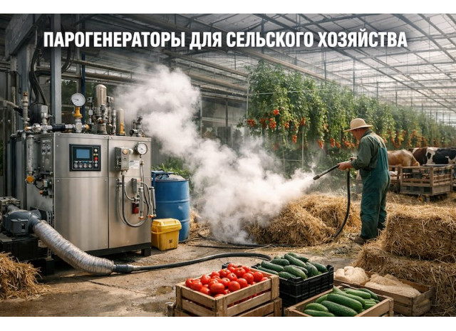 Парогенераторы для сельского хозяйства