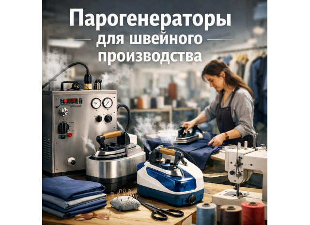 Парогенераторы для швейного производства