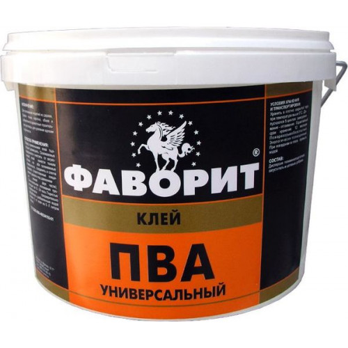 Строительный клей ПВА Универсальный. (по 2,3 кг) Фаворит, 6 шт/уп