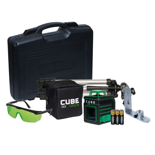 Лазерный уровень (нивелир) ADA CUBE 360 Green Ultimate Edition